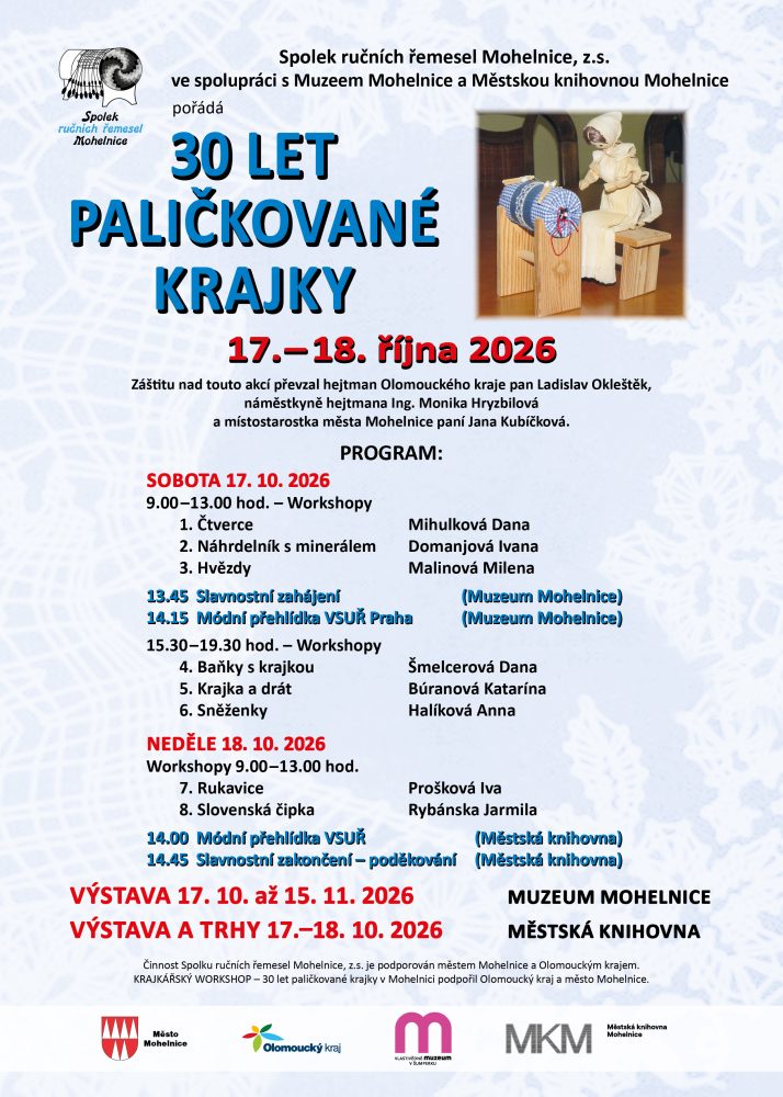 2026 | 30&nbsp;let paličkování v&nbsp;Mohelnici