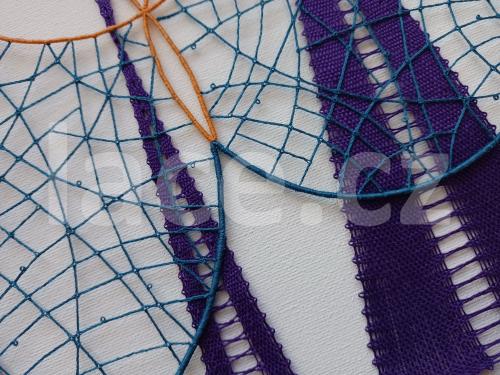 Ručně paličkovaná krajka, Dana Mihulková, lace.cz