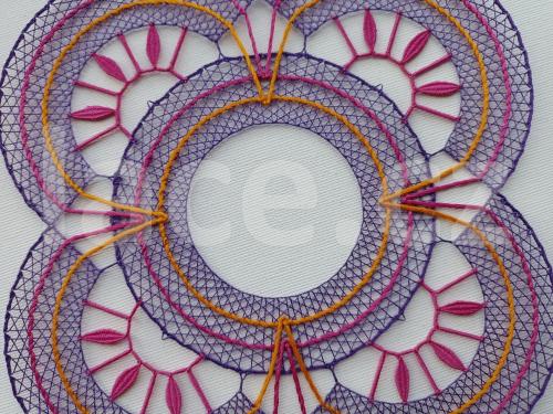 Ručně paličkovaná krajka, Dana Mihulková, lace.cz