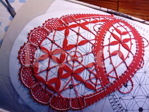 Ručně paličkovaná krajka, Dana Mihulková, lace.cz