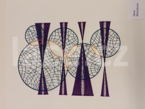Ručně paličkovaná krajka, Dana Mihulková, lace.cz